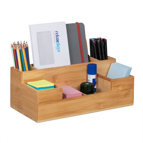 Schreibtisch organizer bambus - organizer,