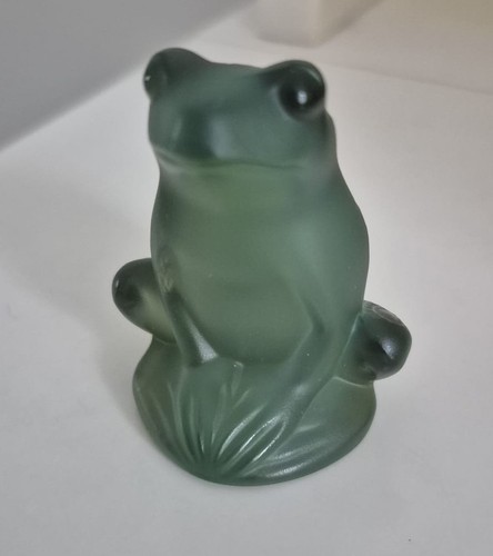 Lalique glasfigur frosch - lalique, –