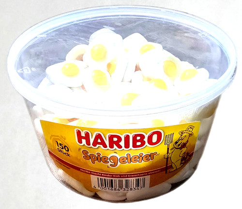 Haribo spiegeleier 150st - spiegeleier, dose