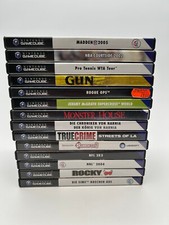 Gamecube Spielesammlung, u.a. Gun, True Crime, Die Sims, Rocky, Monster House