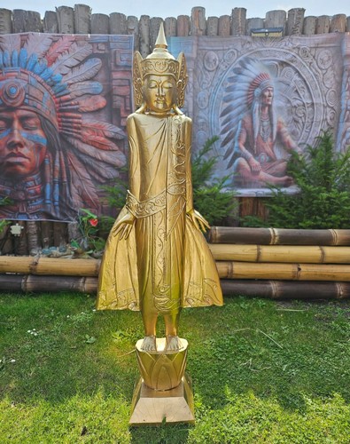 Buddha holz stehend feng - feng, shui