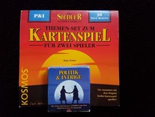 Themenset Politok und Intrige Erweiterung Die Siedler von Catan NEU