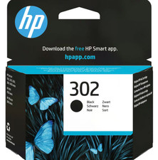 HP 302 (F6U66AE) Original Tintenpatrone Schwarz - MHD Februar 2025