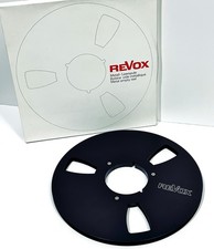 Original ReVoX Black/Schwarz Alu Spule/Leerspule/Metal Reel 26,5cm NAB in OVP!!