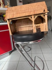 Weihnachtskrippe Stall aus Holz Handgefertigt und Figuren sehr gut erhalten