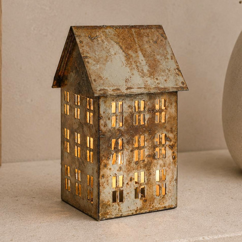 Haus windlicht groß - haus,