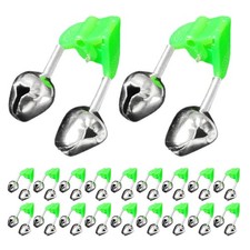  25 Stück Angelruten-Alarmglocke – Fischbiss-Alarm-Clips, Angelruten-Alarm,