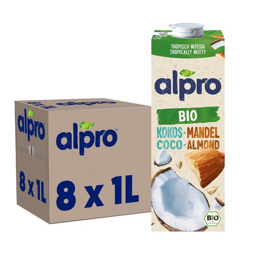 Alpro bio kokos mandeldrink - bio, kokos-mandeldrink