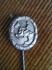 Org. Deutsches Reiterabzeichen Bronze.  Miniatur