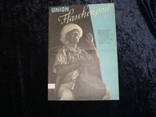 UNION VERLAG STUTTGART um 1957: "UNION FLASCHENPOST" JUGENDBÜCHER WERBE -ZEITUNG