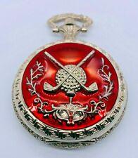 Taschenuhr Uhr Thema Golf Sport Golfer Pocket Watch Golf - Precimax!