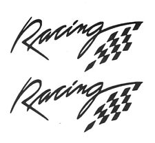 Racing Schrift Aufkleber 2x, GROSS, 25x10cm, Aufkleber , Sticker Auto Tuning