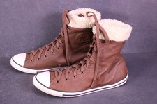 Converse All Star Dainty Hi Chucks Sneaker Boots Gr. 41 Leder braun Fell BC1567