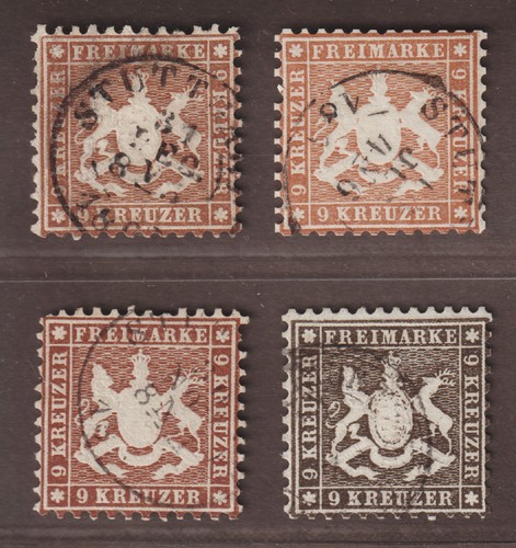 Württemberg 9 kr - wÜrttemberg, 28