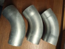 Fallrohrbogen aus Titanzink,3 Stück , 76 - 60 Grad