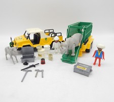 Playmobil Ngorongoro Safari Jeep Anhänger Käfig Nashorn Gnu Figuren Zubehör