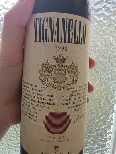 Antinori tignanello 1998 - tignanello,