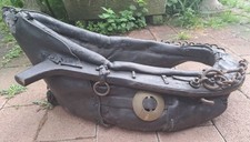 3 Historische Pferde Ochsen Kummet Geschirr Deko