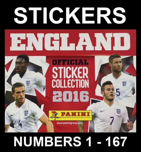 Panini england 2016 - 2016, euro