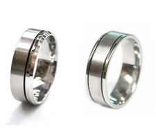 Edelstahl Ringe Partnerringe Schwarz Damen Herren Uni Trauringe Ring Ehering Neu