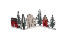 Aufsteller Deko Häuser 44 x