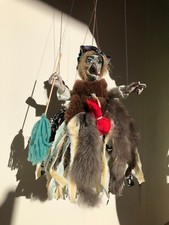 Hexe Puppe Marionette Ruzicka