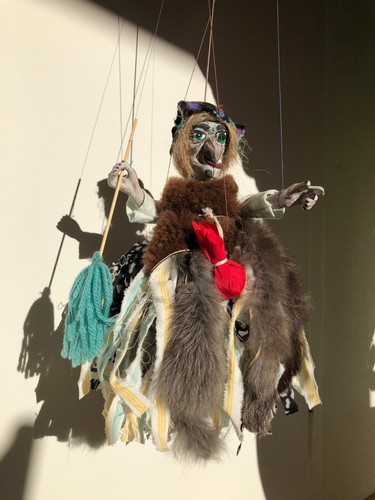 Hexe puppe marionette ruzicka - marionette,