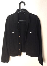 Versace, Herren, Jeansjacke, schwarz, wie neu, M