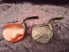  Vintage Vest Poket Reise Taschen Tabakpfeifen 2 Stück, Pipe Braun Schwarz 09