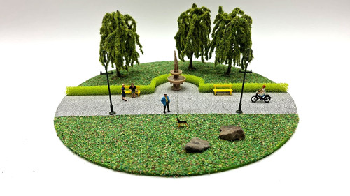 Diorama park mit - -,
