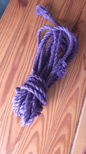 Bondage rope dunkellila - rope,