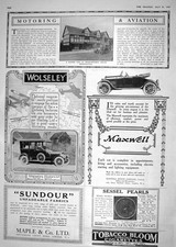 Antique Print 1918 Napier