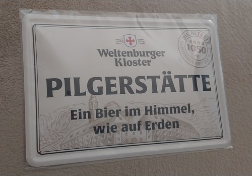 Werbeartikel blechschild bier - blechschild,