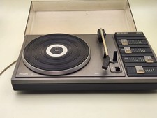 4/3 Philips / Schall Plattenspieler / Stereo 400 / Funktionsgeprüft / Vintage