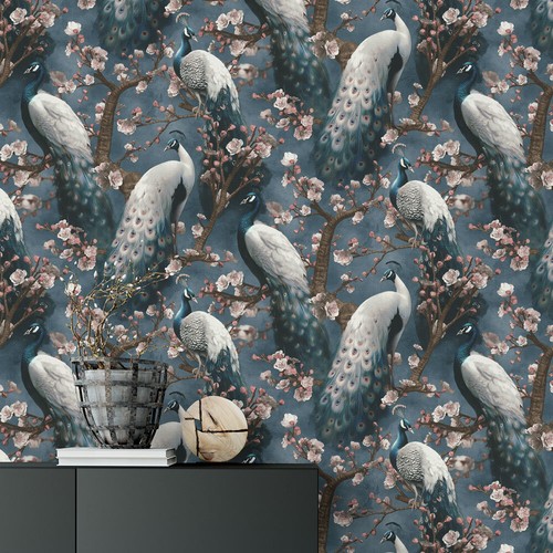 Vliestapete floral exotisch - vliestapete,