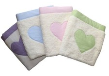 Babydecke mit Namen kariert