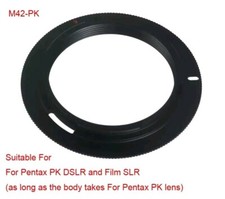 m42 Objektiv Adapter an Pentax K PK-Bajonett Kamera