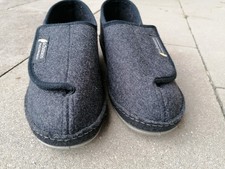 Schawos Filz Klett Hausschuhe