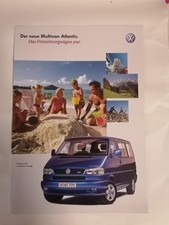 VW Bus T4 Prospekt Modell 03/00: Multivan Atlantis-Neuwertiger Zustand