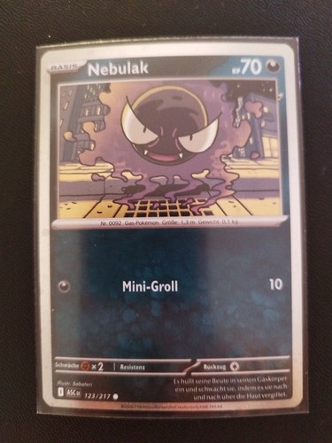 Pokemon karte nebulak - karte,