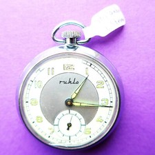 HERREN TASCHENUHR, "ruhla", Werk: UMF 83, gute Funktion, ca. 1970 (DDR-Zeit)