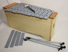 großes SONOR Metallophon chromatisch Halbtöne Tenor Alto Xylophon Glockenspiel