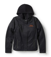 Harley-Davidson Miss Enthusiast 3-in-1 Textil Jacke Gr. XXL Damen Schwarz Orange