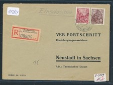 112834) Reco-Brf 1957, RZ "C35" Oberlichtenau (Bz.Karl-Marx-Stadt), FJP