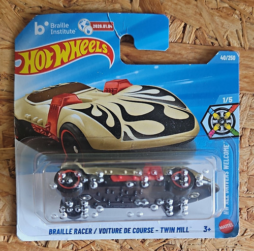 Hot wheels braille racer twin - wheels,