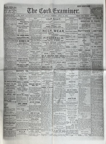 The cork examiner - the,