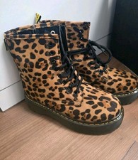 Leopard Stiefel Stiefeletten