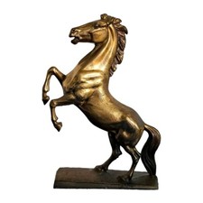 "Steigendes Pferd", Messing