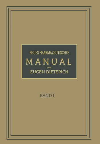 Neues pharmazeutisches manual - neues,