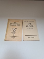 2x Reclam Bücher Eichendorff: Aus dem Leben eines Taugenichts / Die Freier 